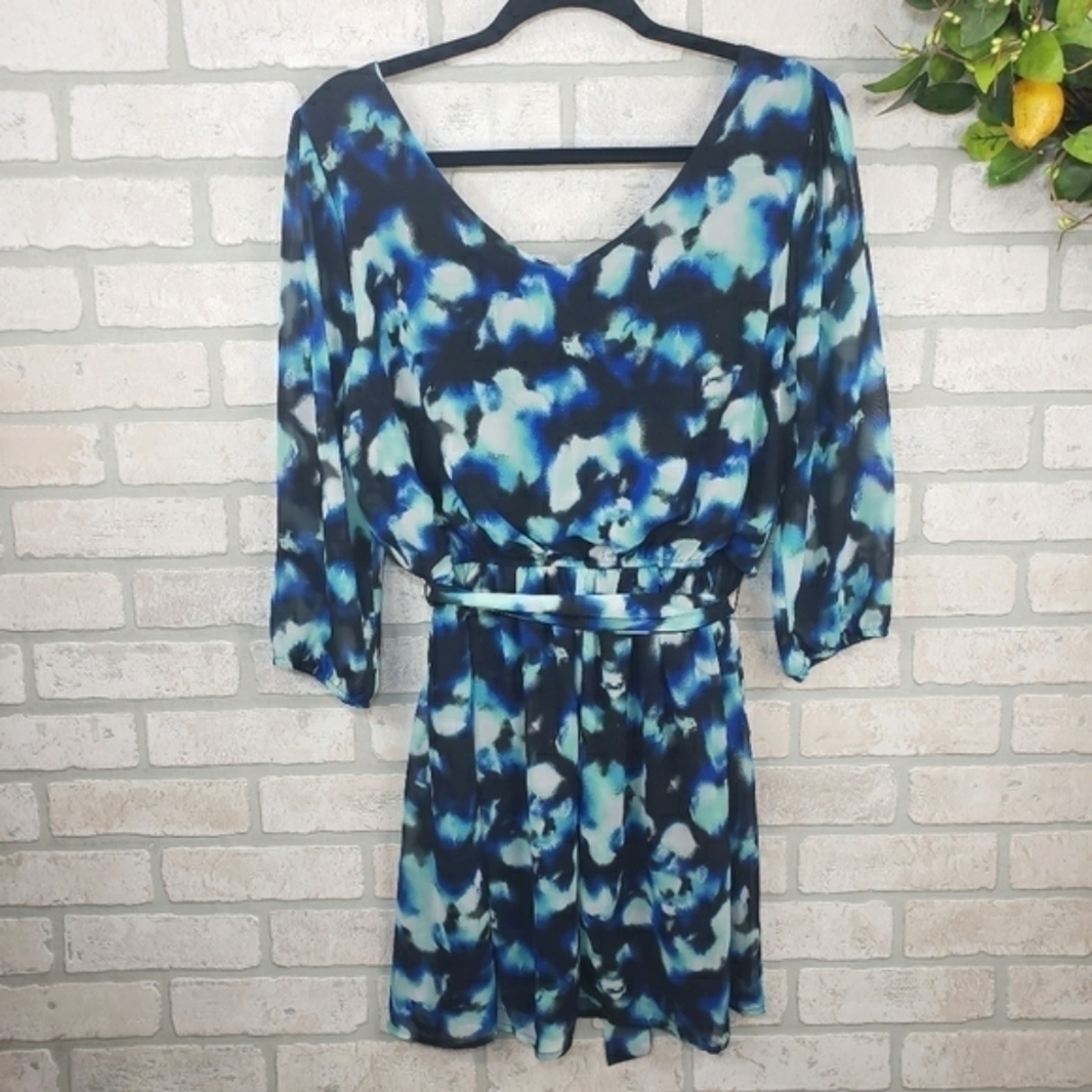 THREE PINK HEARTS Dress Size L - Picture 2 of 8